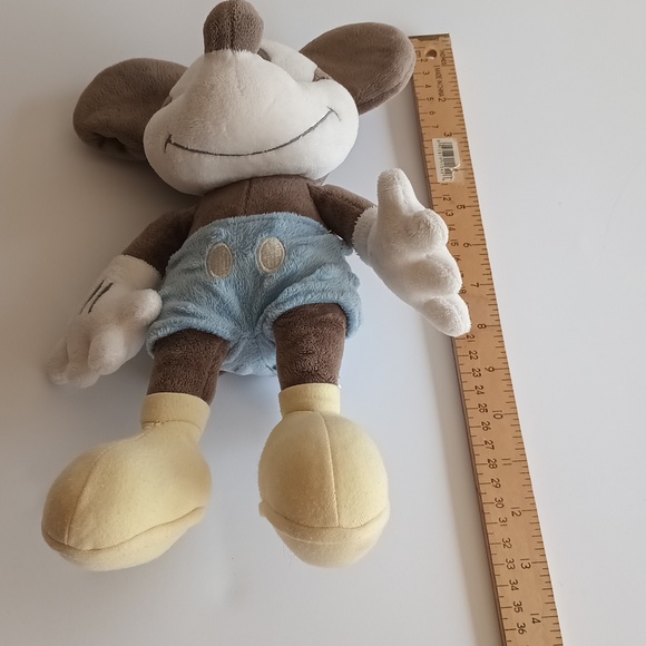 Hallmark| Disney Baby Mickey Mouse pastel/grey and blue shorts 12 inch - Picture 2 of 5